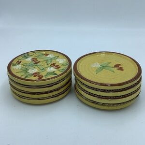 Eight Artland Margaux Ceramic Coasters
